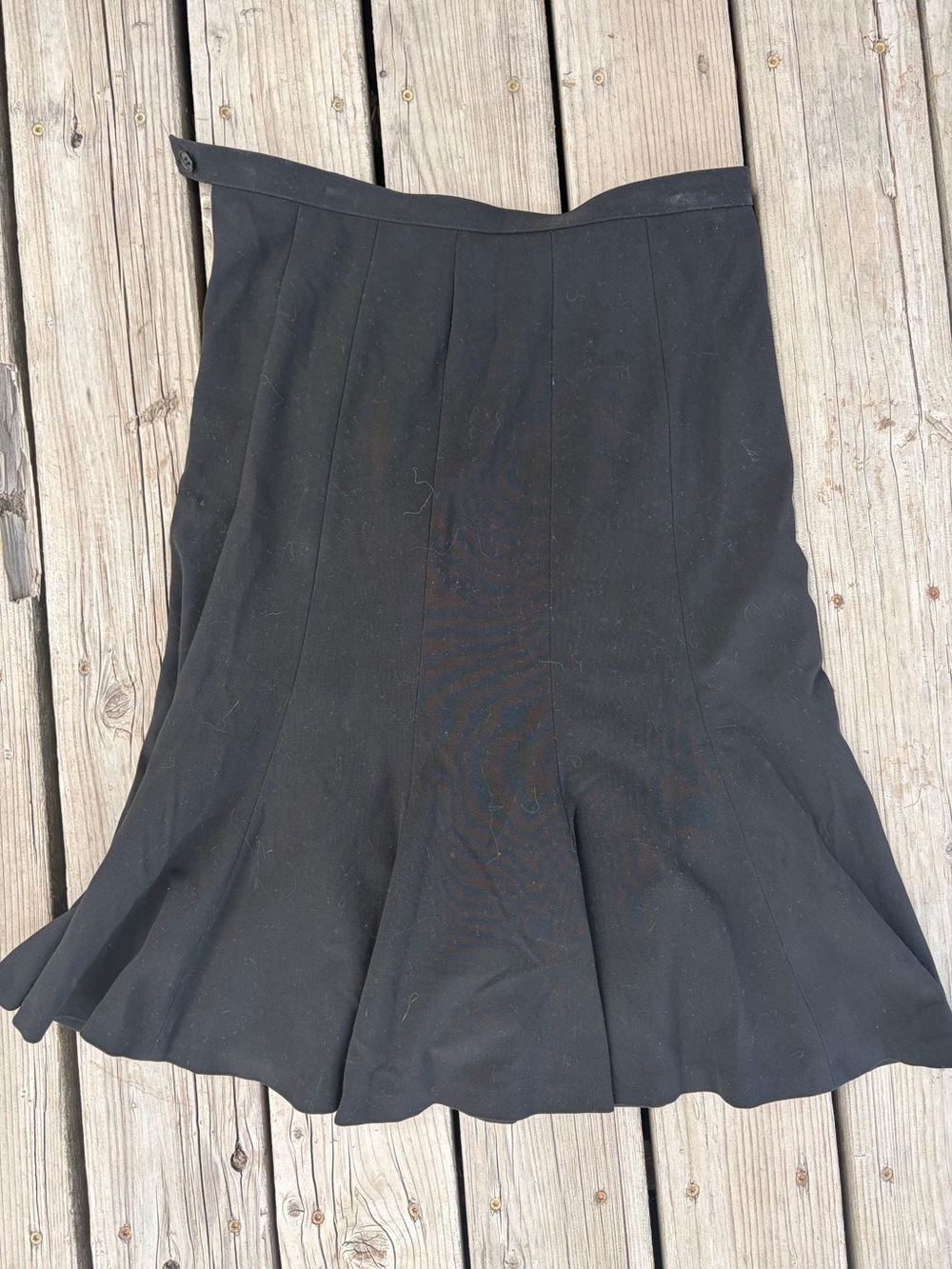 Focus 2000 Black A-Line Pleated Skirt